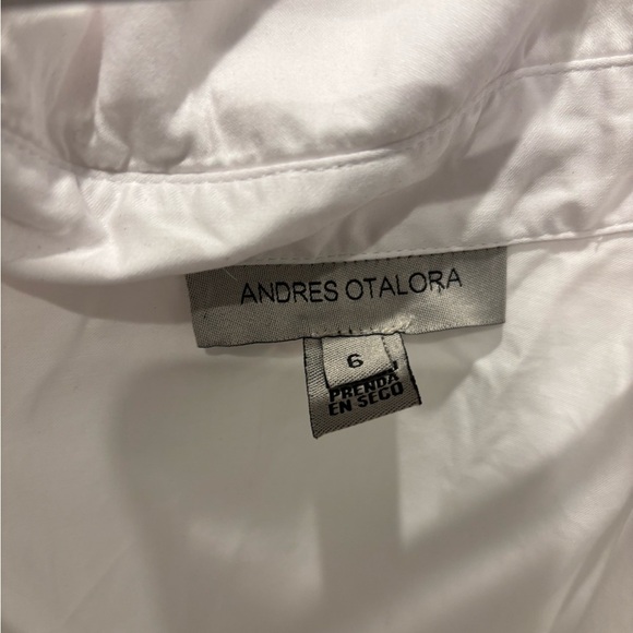 Andres Otalora Exclusive Totora Tiered Cotton Off-The-Shoulder Maxi Dress - Picture 7 of 7